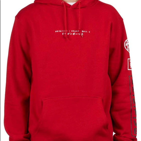 dragon ball z red hoodie